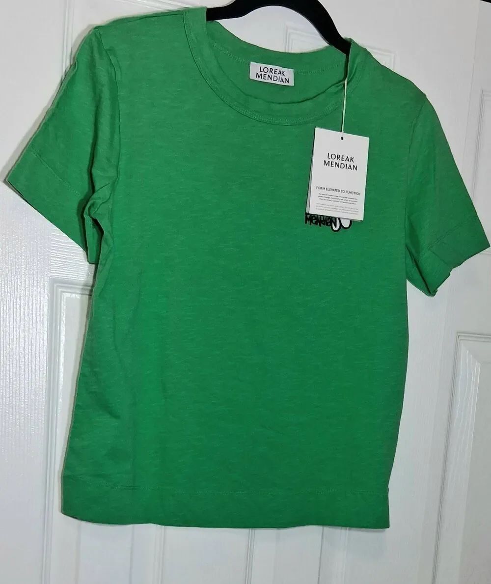Loreak median womens medium kelly green tshirt street wear casual shortsleeve